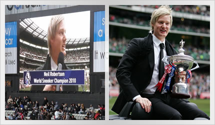 Neil Robertson - MCG Lap of Honour